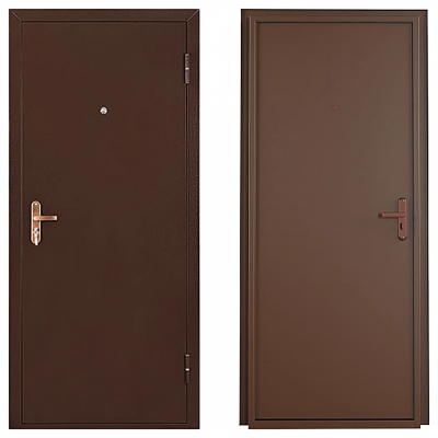 Металлическая дверь ПРОФИ PRO BMD (2060/960, Правая, Металл медный антик, Металл медный антик)