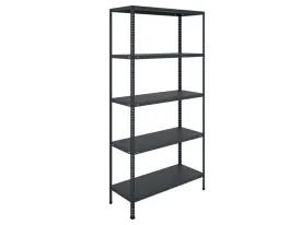 Стеллаж MS STANDART 2000x1000x400 (5 полок) Black