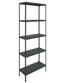 Стеллаж MS STANDART 2000x700x400 (5 полок) black