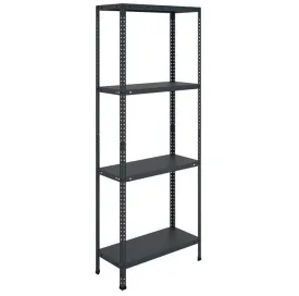 Стеллаж MS STANDART 2000x700x600 (4 полки) black
