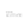 Доводчик дверной DC20-5 (DC-205) BL до 120 кг (черный)