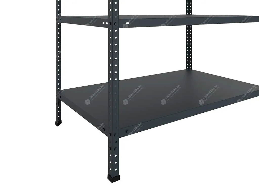 Стеллаж MS STANDART 2000x700x600 (5 полок) black