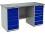 Верстак с двумя тумбами PROFI (№604) WT160.WD5/WD5.000