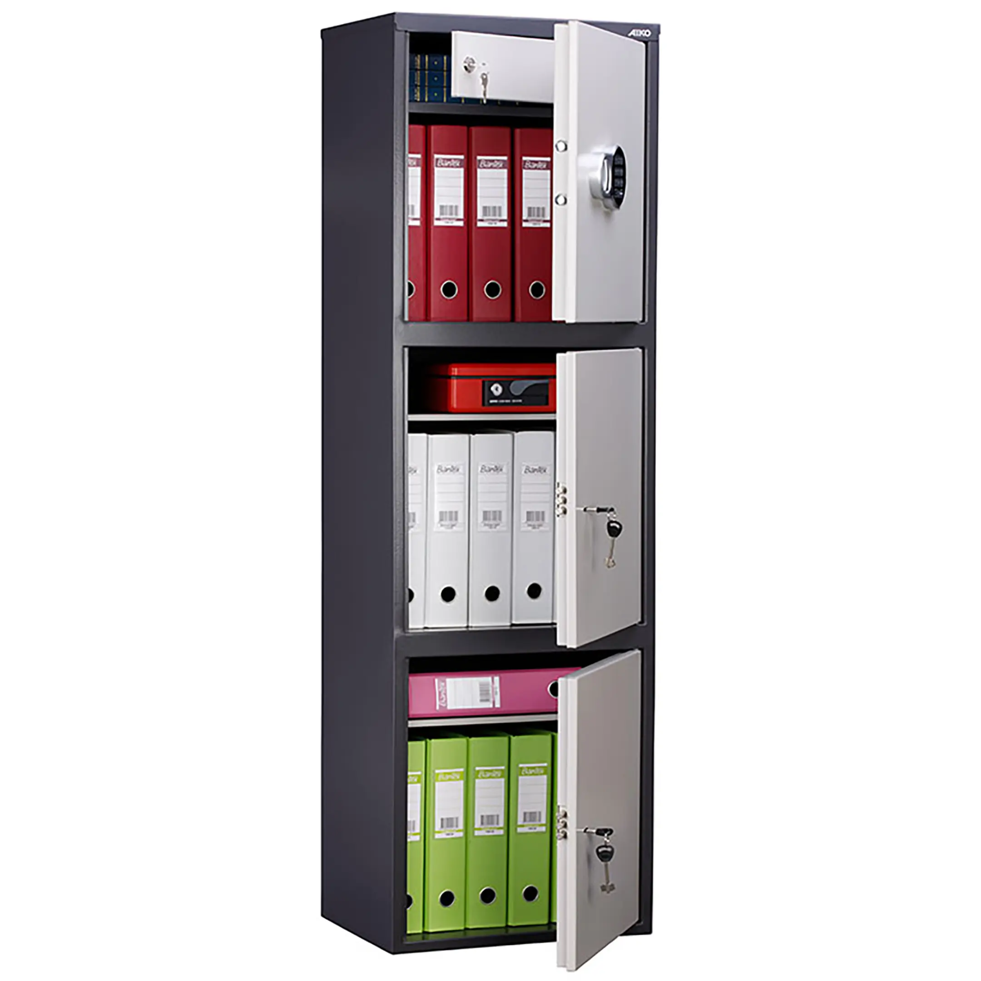 Шкаф бухгалтерский Aiko SL-150/3T EL Шкаф бухгалтерский Aiko SL-150/3T EL