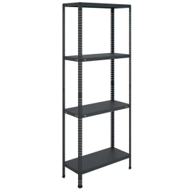 Стеллаж MS STANDART 2000x700x300 (4 полки) black