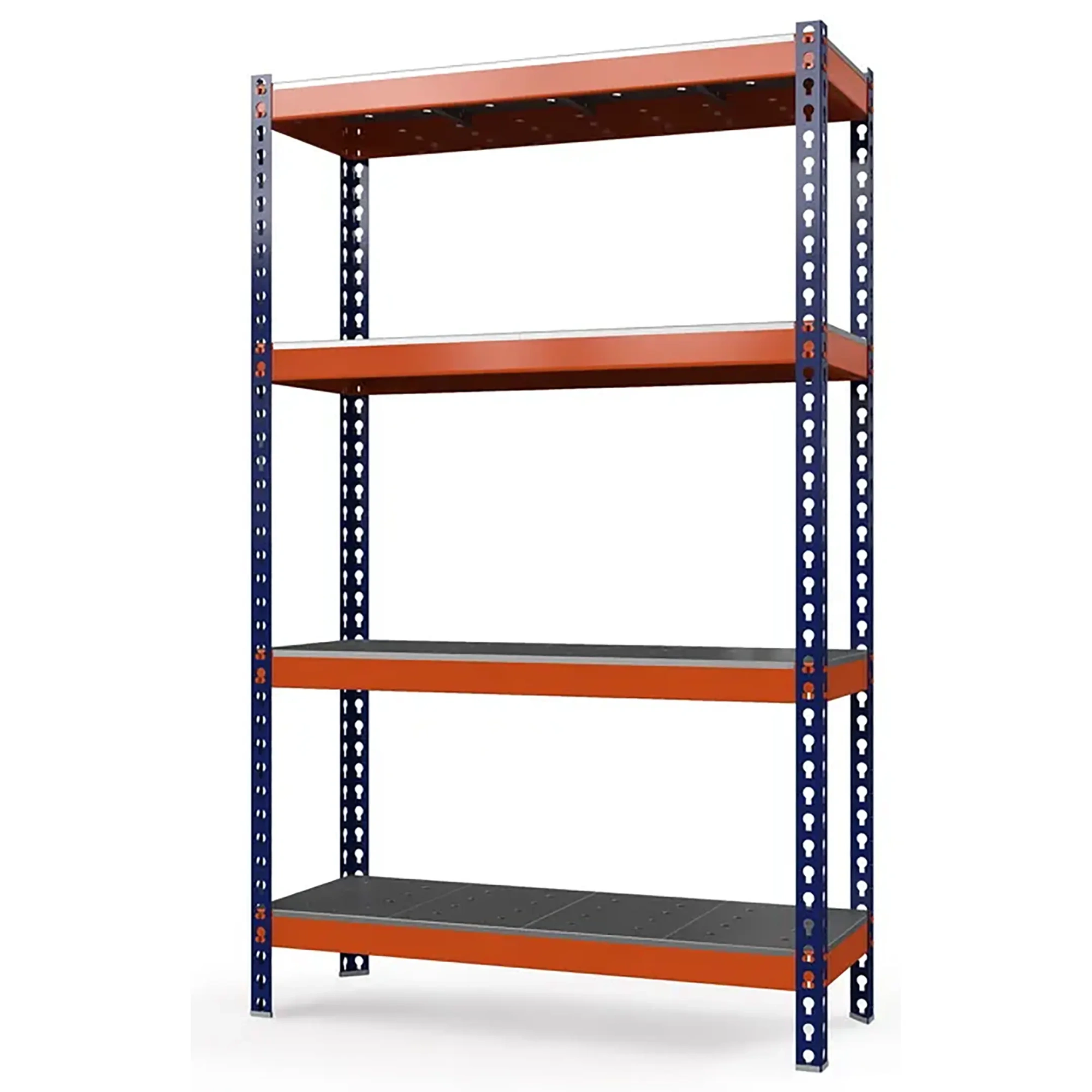 Стеллаж металлический Профи-Т 2500х1540х500 (4 перфорированные оцинкованные мет. усиленные полки)