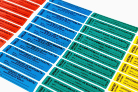 Пломба наклейка 20х100, номерная