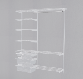 Гардеробная система ПРАКТИК Home Прихожая Medium 12 белая