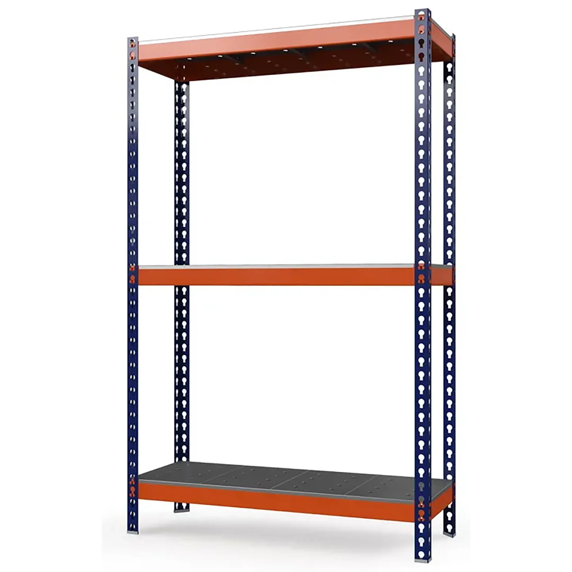 Стеллаж металлический Профи-Т 2000х1845х500 (3 перфорированные оцинкованные мет. полки)