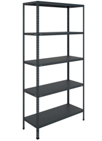 Стеллаж MS STANDART 2000x1000x400 (5 полок) Black