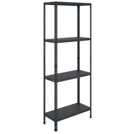 Стеллаж MS STANDART 2000x700x600 (4 полки) black