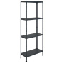 Стеллаж MS STANDART 2000x700x600 (4 полки) black