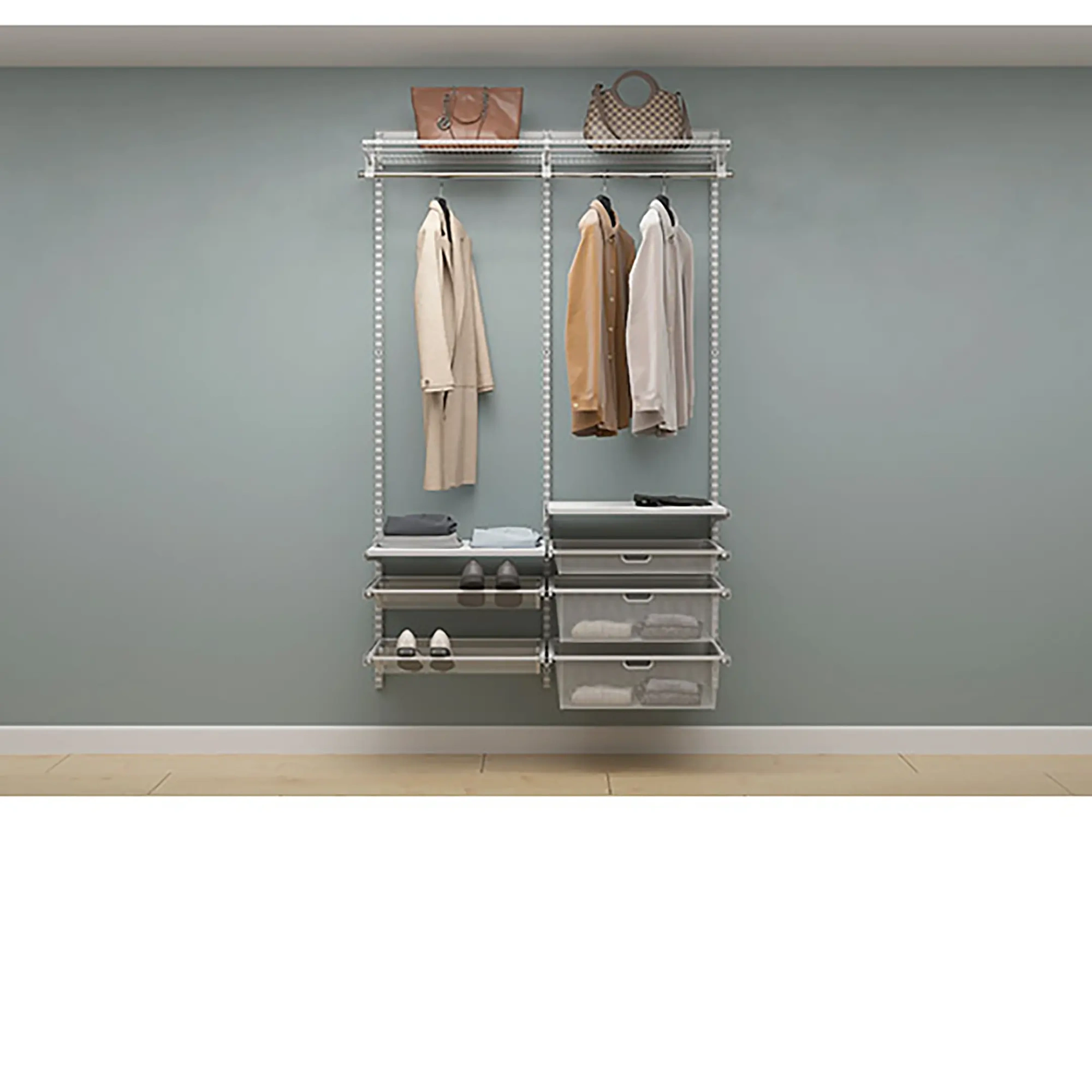 Гардеробная система ПРАКТИК Home Прихожая Medium 4 белая