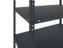 Стеллаж MS STANDART 2000x700x600 (5 полок) black
