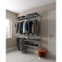 Гардеробная система ПРАКТИК Home Optima G180 графит