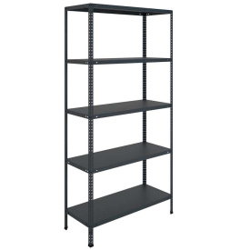 Стеллаж MS STANDART 2000x1000x300 (5 полок) Black