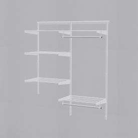 Гардеробная система ПРАКТИК Home Ванная 2 белая