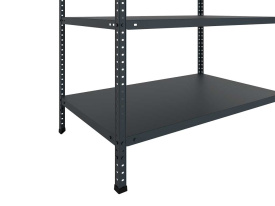 Стеллаж MS STANDART 2000x1000x400 (5 полок) Black