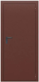 Дверь противопожарная 2080*880 мм (Правая, Антик-медь, с наличником, с порогом)