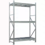 Стеллаж MS Pro Z 2500x1200x600 (3 яруса с секционным сетчатым настилом)