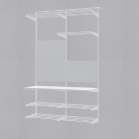 Гардеробная система ПРАКТИК Home Балкон 4 белая