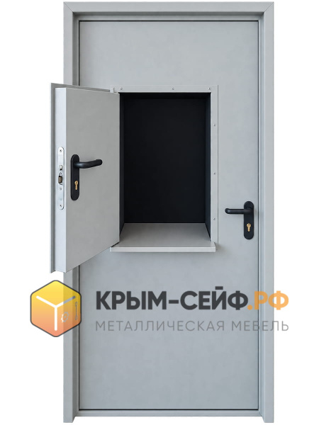 Дверь техническая с раздаточным окном