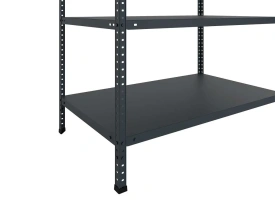 Стеллаж MS STANDART 2000x700x300 (4 полки) black