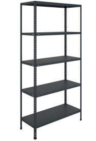 Стеллаж MS STANDART 2000x1000x500 (5 полок) Black