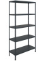 Стеллаж MS STANDART 2000x1000x500 (5 полок) Black
