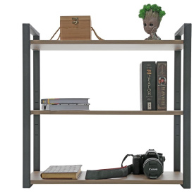 Полка Home-3 вяз натуральный/чёрный Полка Home-3 вяз натуральный/чёрный