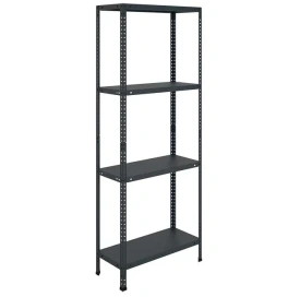 Стеллаж MS STANDART 2000x700x300 (4 полки) black