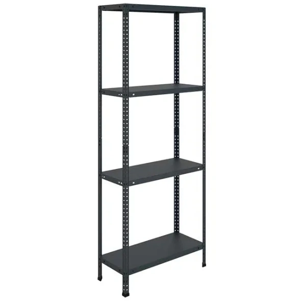 Стеллаж MS STANDART 2000x700x300 (4 полки) black