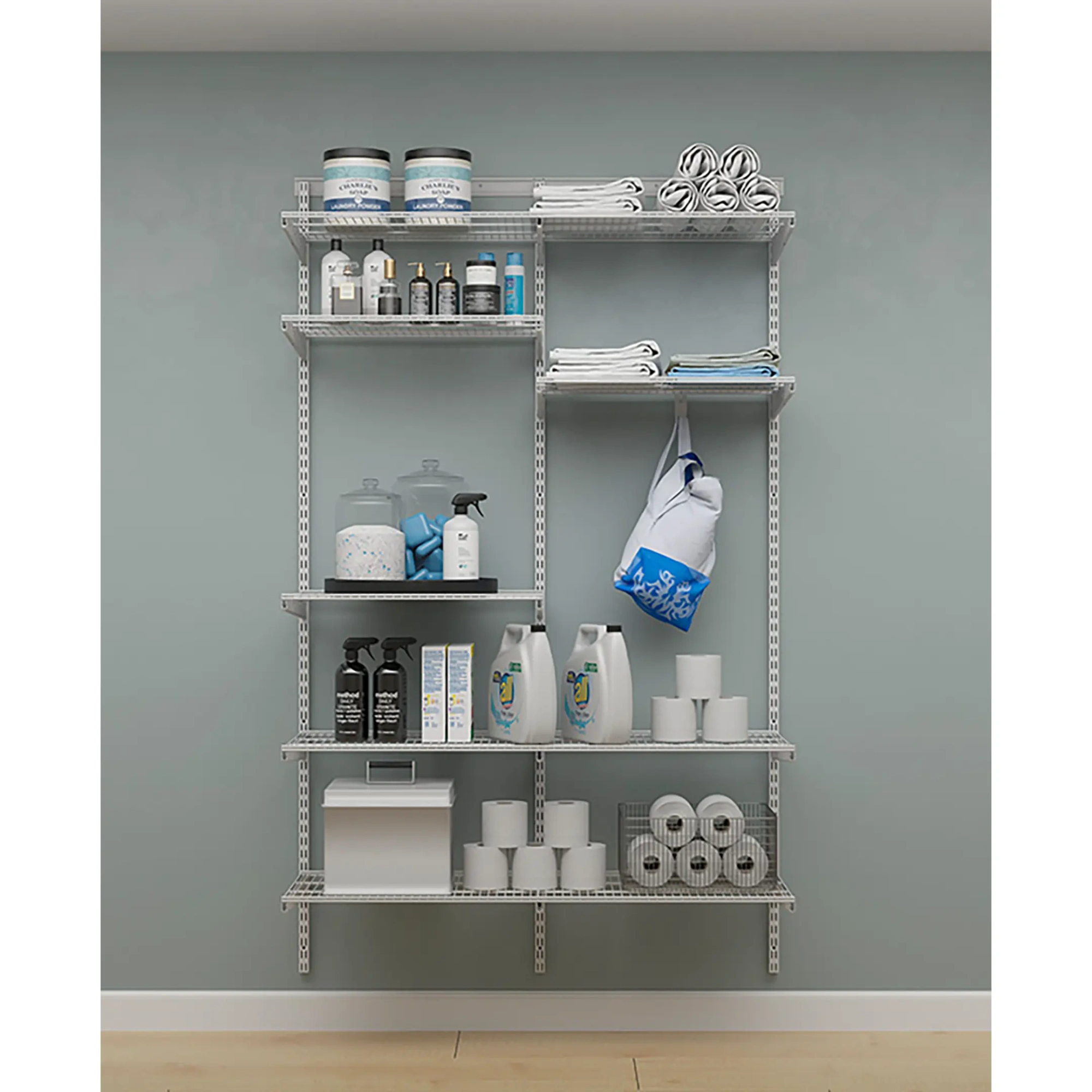 Гардеробная система ПРАКТИК Home Ванная 3 белая