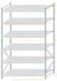 Стеллаж MS Pro Z 2500x1500x1000 (6 ярусов)