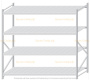 Стеллаж MS Pro Z 2000x2100x1000 (4 яруса)