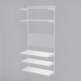 Гардеробная система ПРАКТИК Home Балкон 3 белая