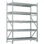 Стеллаж MS Pro Z 2500x1500x600 (5 ярусов с секционным сетчатым настилом)