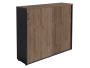 Шкаф NWT 1214 темный орех/антрацит