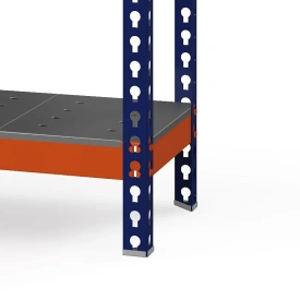 Стеллаж металлический Профи-Т 3000х1845х1005 (5 перфорированных оцинкованных мет. полок)