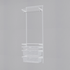 Гардеробная система ПРАКТИК Home Прихожая Medium 3 белая