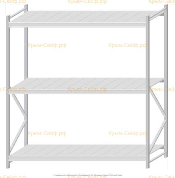 Стеллаж MS Pro Z 2000x1800x800 (3 яруса)