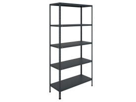 Стеллаж MS STANDART 2000x1000x400 (5 полок) Black