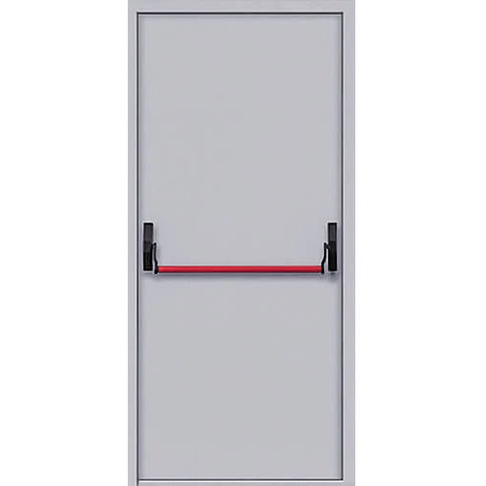 Одностворчатая глухая противопожарная дверь ДПМ-01 3 типа с антипаникой