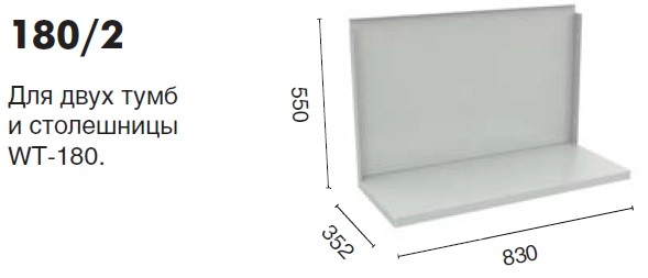 Верстак ПРАКТИК Profi W WT180.WD5.WD5.110
