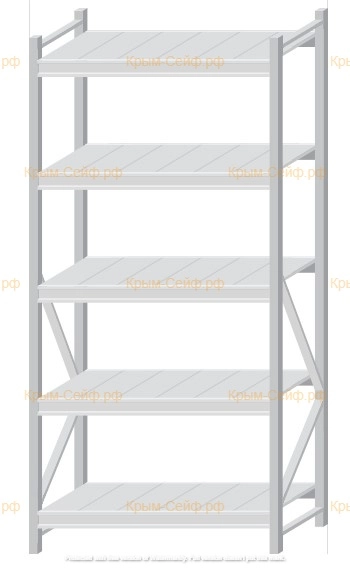 Стеллаж MS Pro Z 2000x900x600 (5 ярусов)