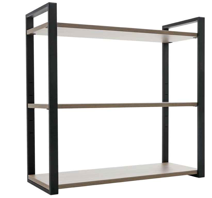 Полка Home-3 вяз натуральный/чёрный