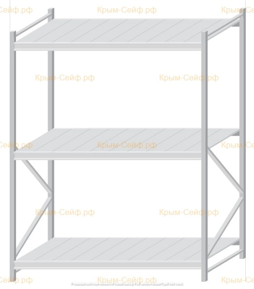 Стеллаж MS Pro Z 2000x1500x1000 (3 яруса)