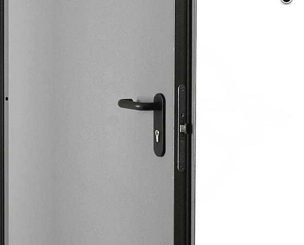 Дверь техническая металл с вентиляционной решеткой