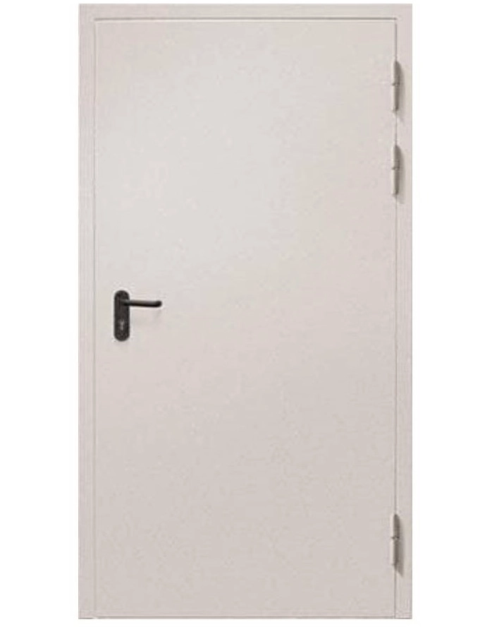 Дверь 2080*1080 EI-60 (правая, 7035, шагрень, наличник 50, порог, размер по коробке)