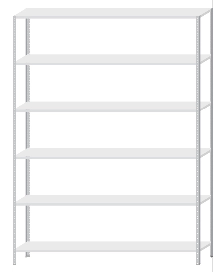 Стеллаж MS Strong 2350x1500x400 (6 полок)